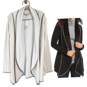 Westbound Black and White Blazer Elegant Suit Jacket